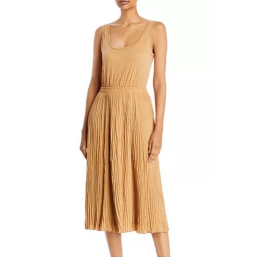 NWT. Vince scoop neck pleated tank dress. Size small.